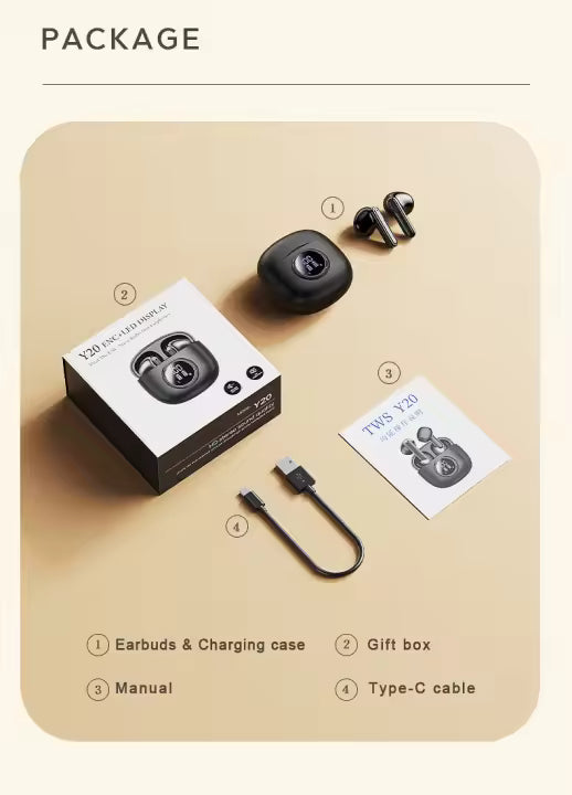 TWS In-Ear Bluetooth-Kopfhörer schwarz