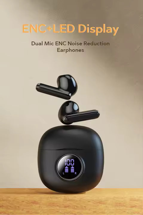 TWS In-Ear Bluetooth-Kopfhörer schwarz