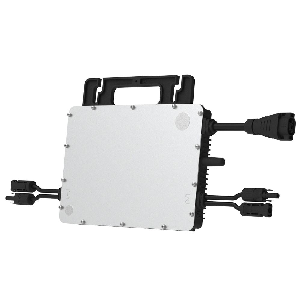 900W Solar Balkonkraftwerk, HMS-800W-2T, Bifazial Full Black, Kabellänge & Halterung wählbar