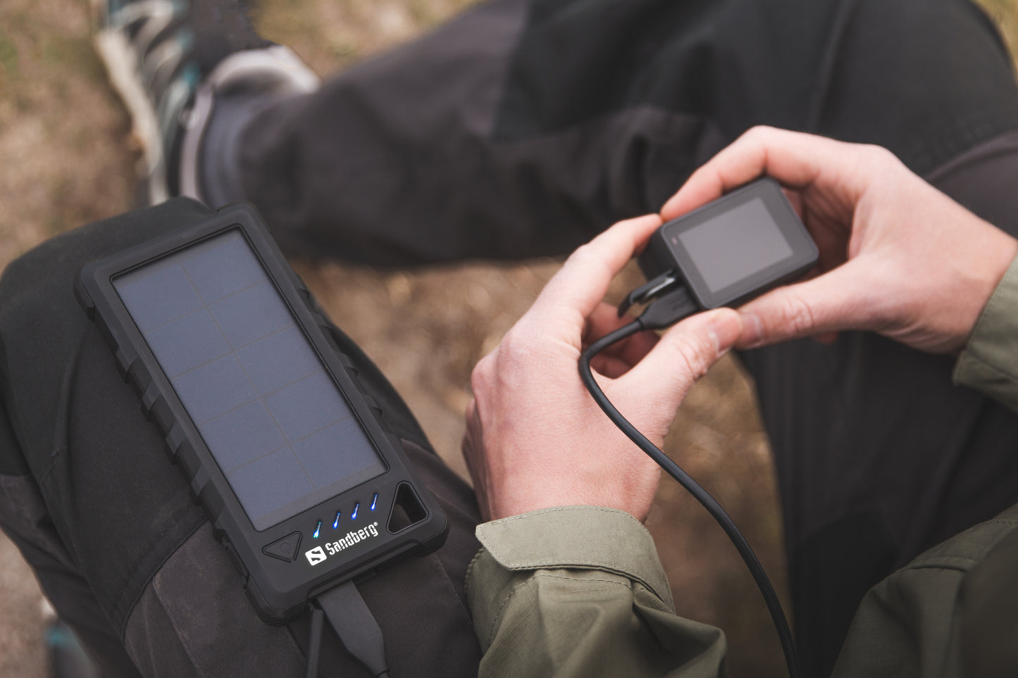 Sandberg Solar Powerbank 16000 mAh Outdoor – IP67 wasserdicht, USB-C PD, Schnellladen