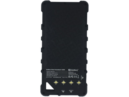 Sandberg Solar Powerbank 16000 mAh Outdoor – IP67 wasserdicht, USB-C PD, Schnellladen