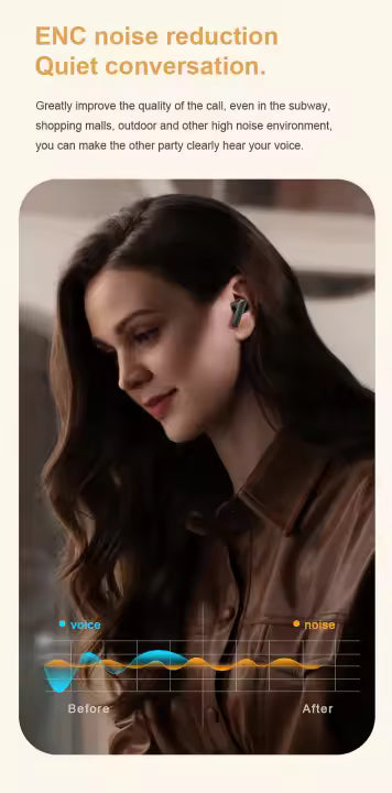 TWS In-Ear Bluetooth-Kopfhörer schwarz