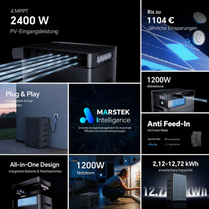 Marstek Venus D - Erweiterungsakku für Solar Balkonkraftwerk