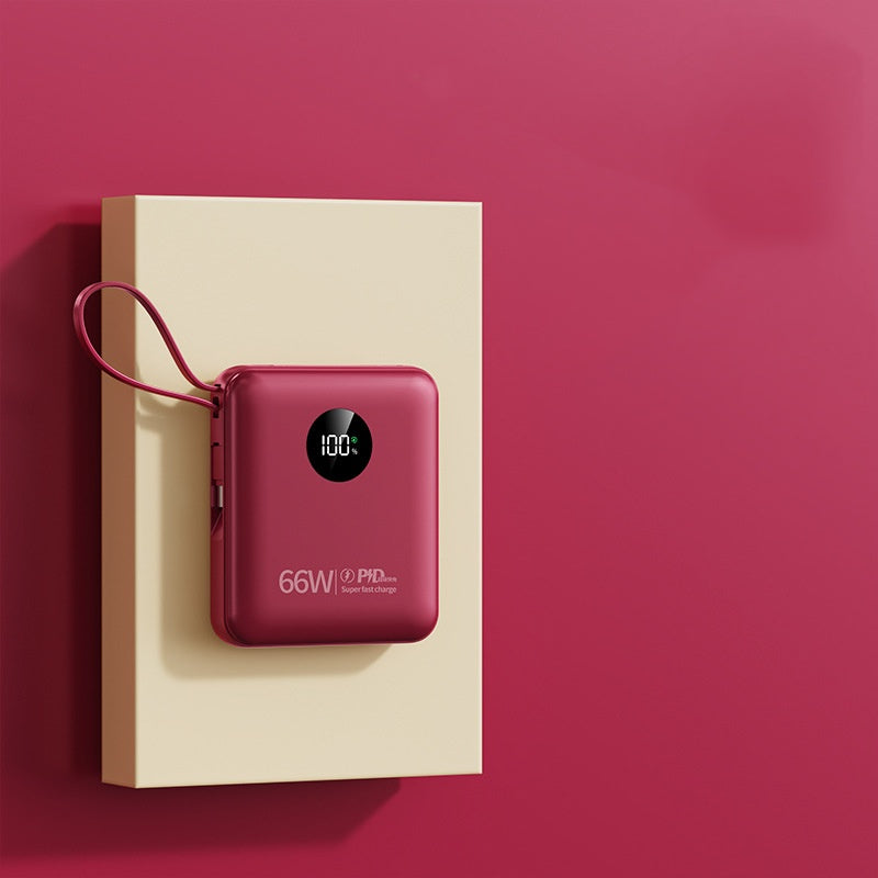 Powerbank 20.000 mAh – Li-Polymer, robustes Gehäuse, rot