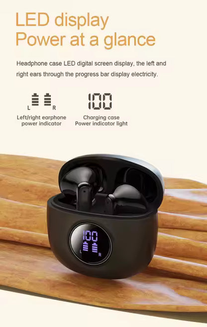 TWS In-Ear Bluetooth-Kopfhörer schwarz