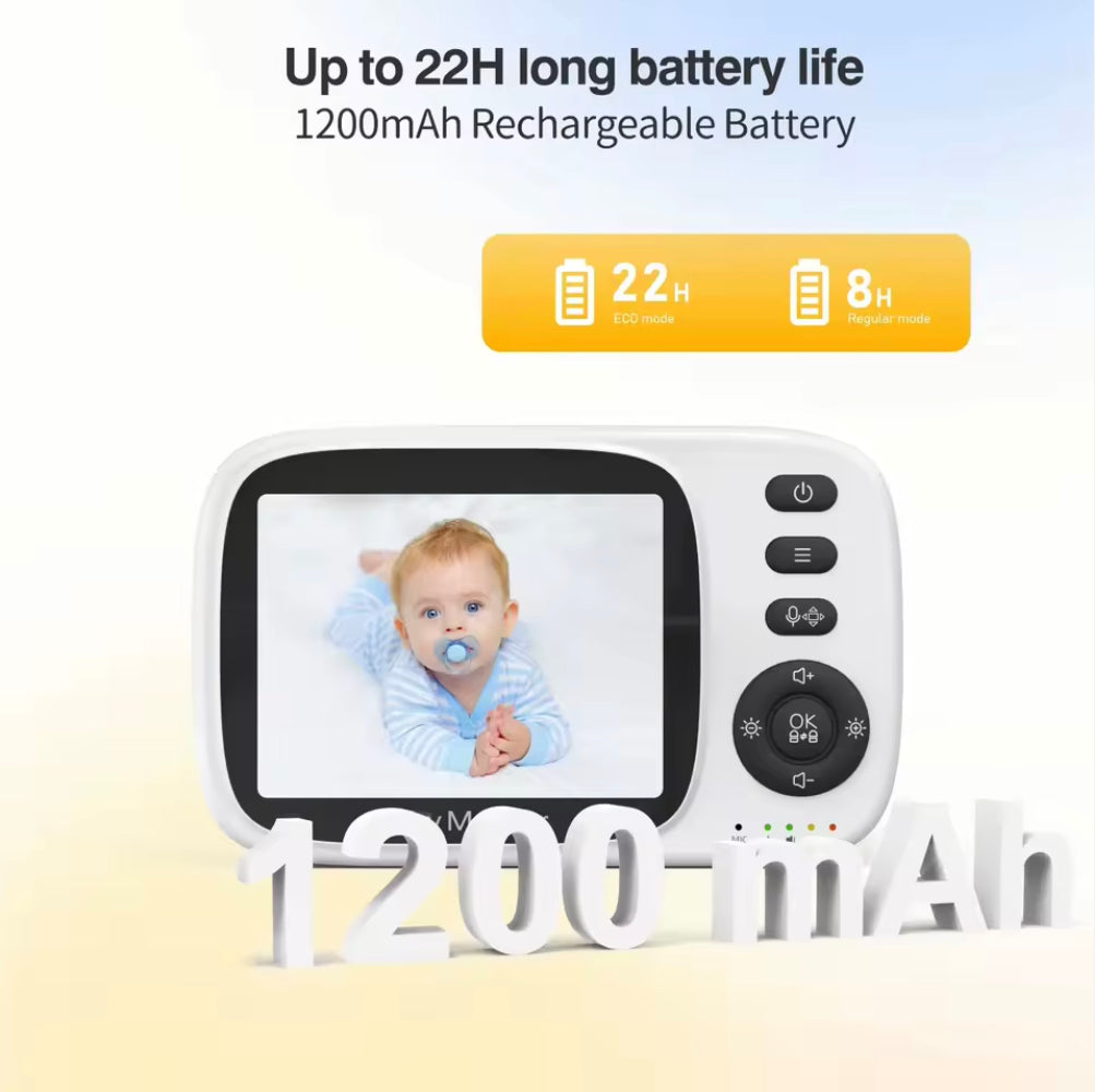 Kingfit Baby Monitor mit Kamera 3,2 Zoll