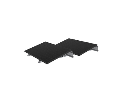 Solar-Hook AIO Flachdach-Montagesystem für 2 PV-Module – Ost-West & Süd
